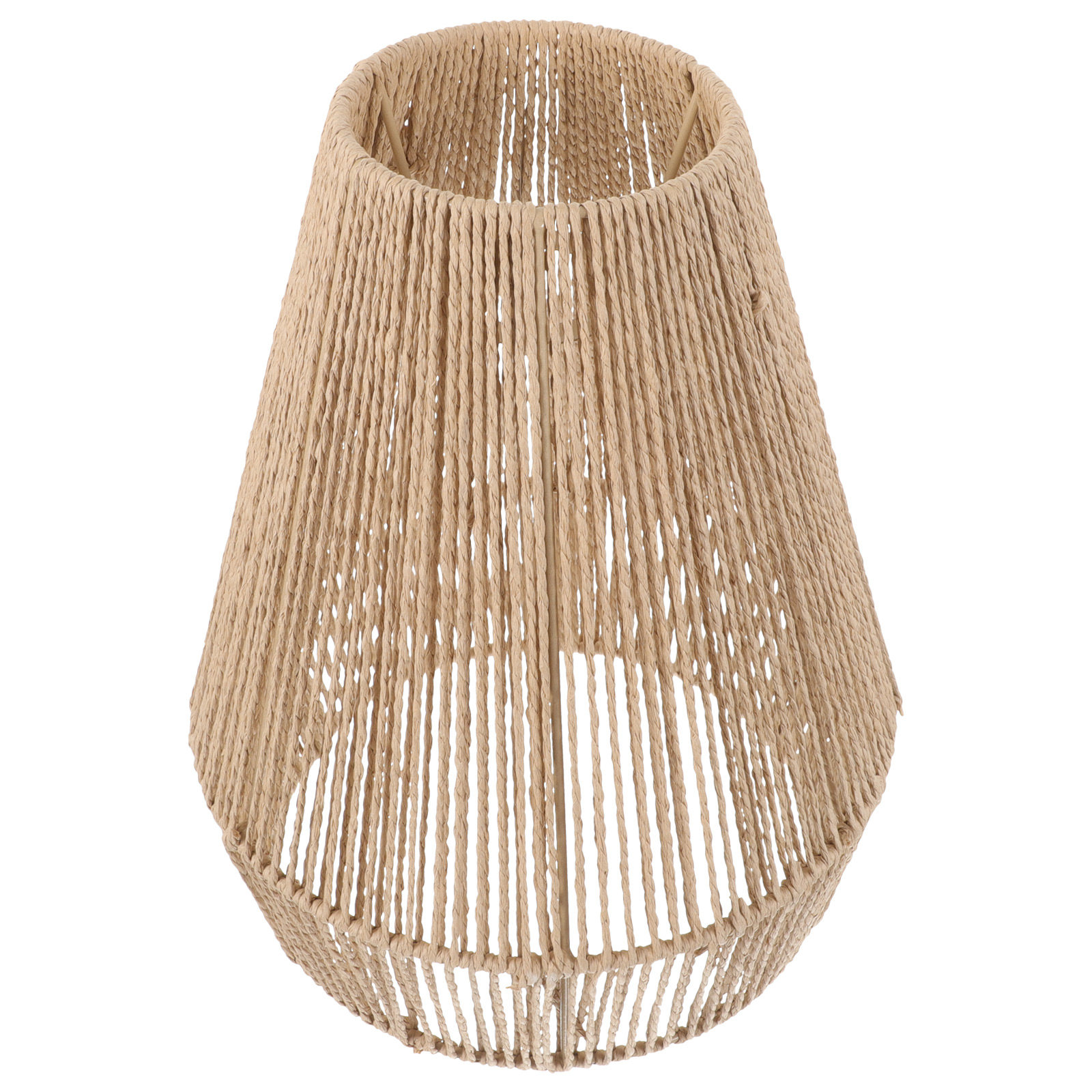 Wicker Pendant Shade - Abajur de Lâmpada Retro Rústico Minimalista