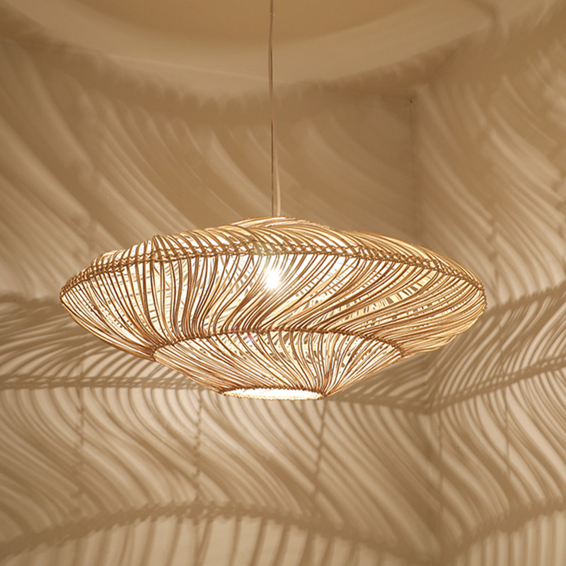 Wicker Pendant Shade - Nova Luminária Pendente UFO Shades, Luminária