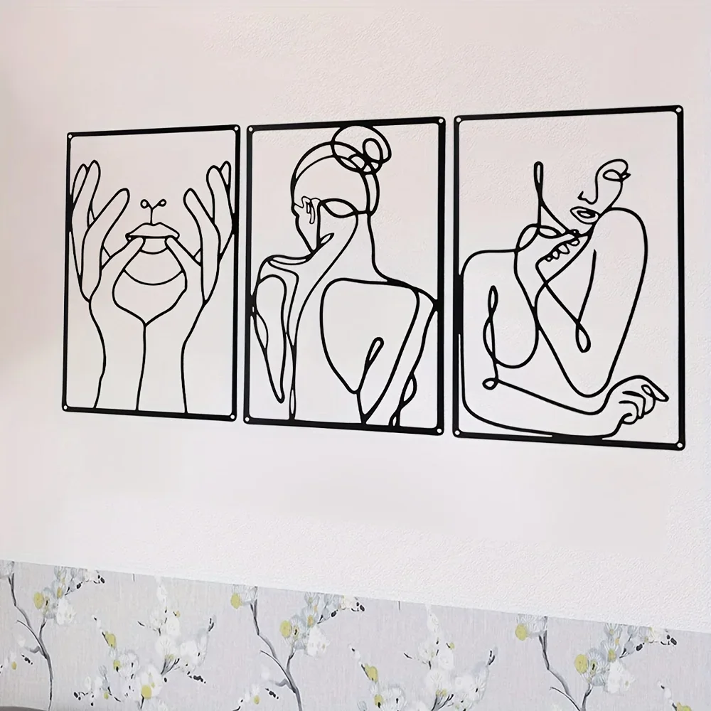 Linha abstrata Desenho Wall De - Interior Design Home avaliação e preço