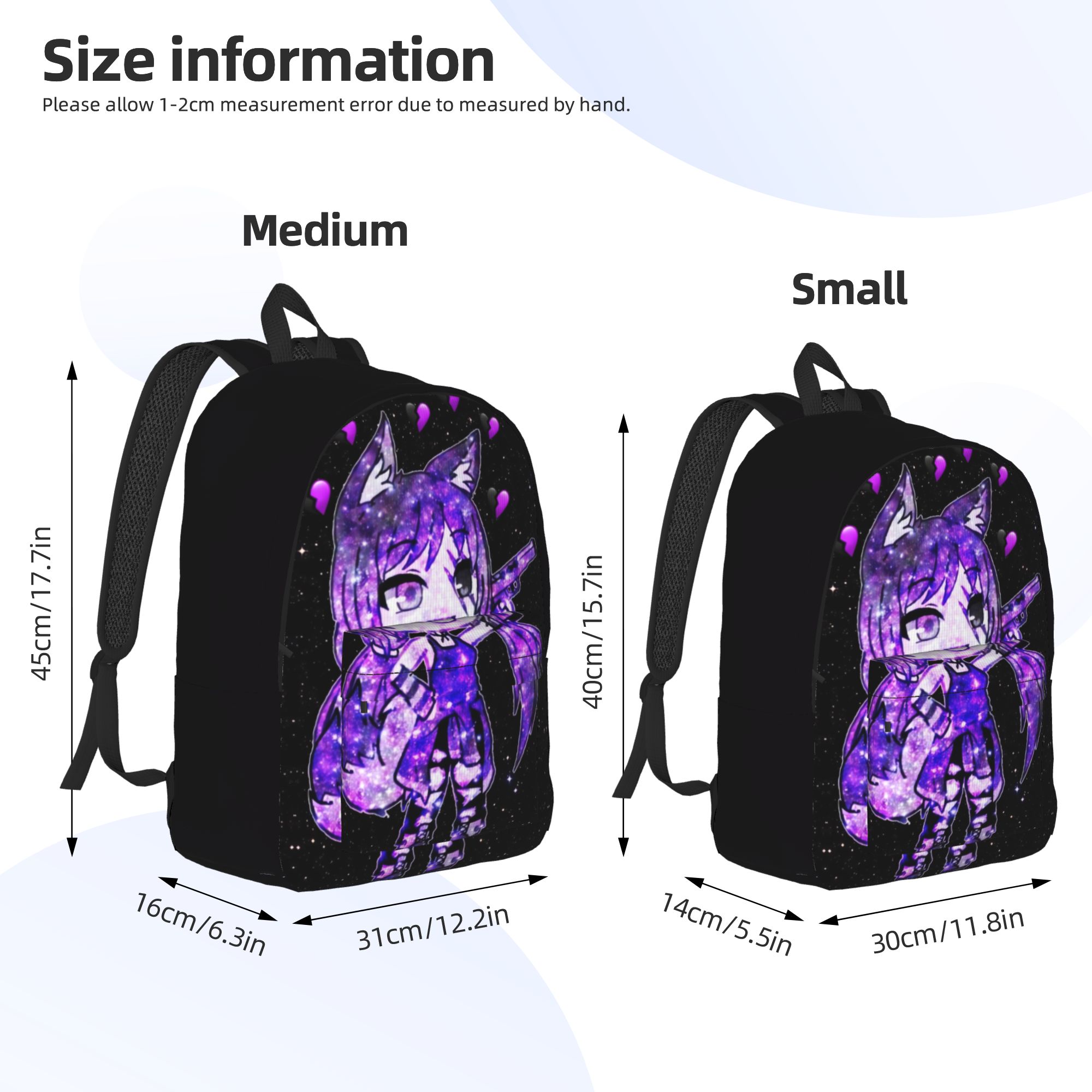 Mochila Estilo Gacha Life para - Interior Design University In China avaliação e preço