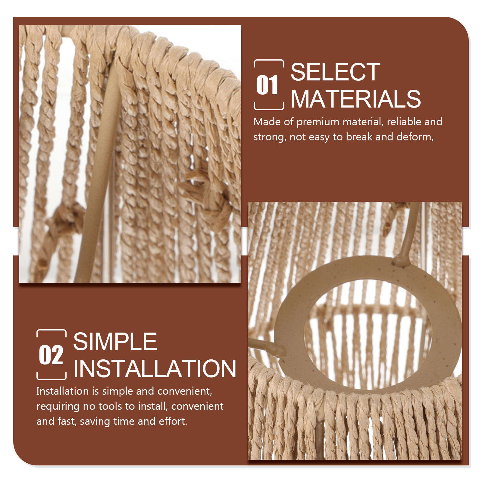 Abajur de Lâmpada Retro Rústic - Wicker Pendant Shade avaliação e preço