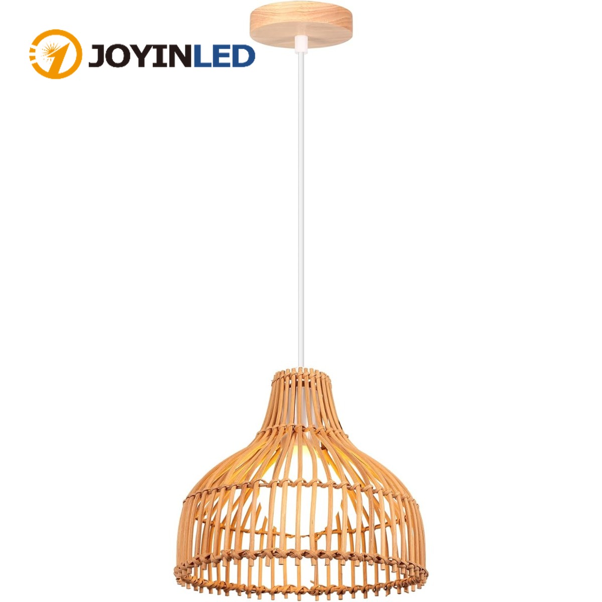 Rattan tecido luminária estilo - Wicker Pendant Shade avaliação e preço