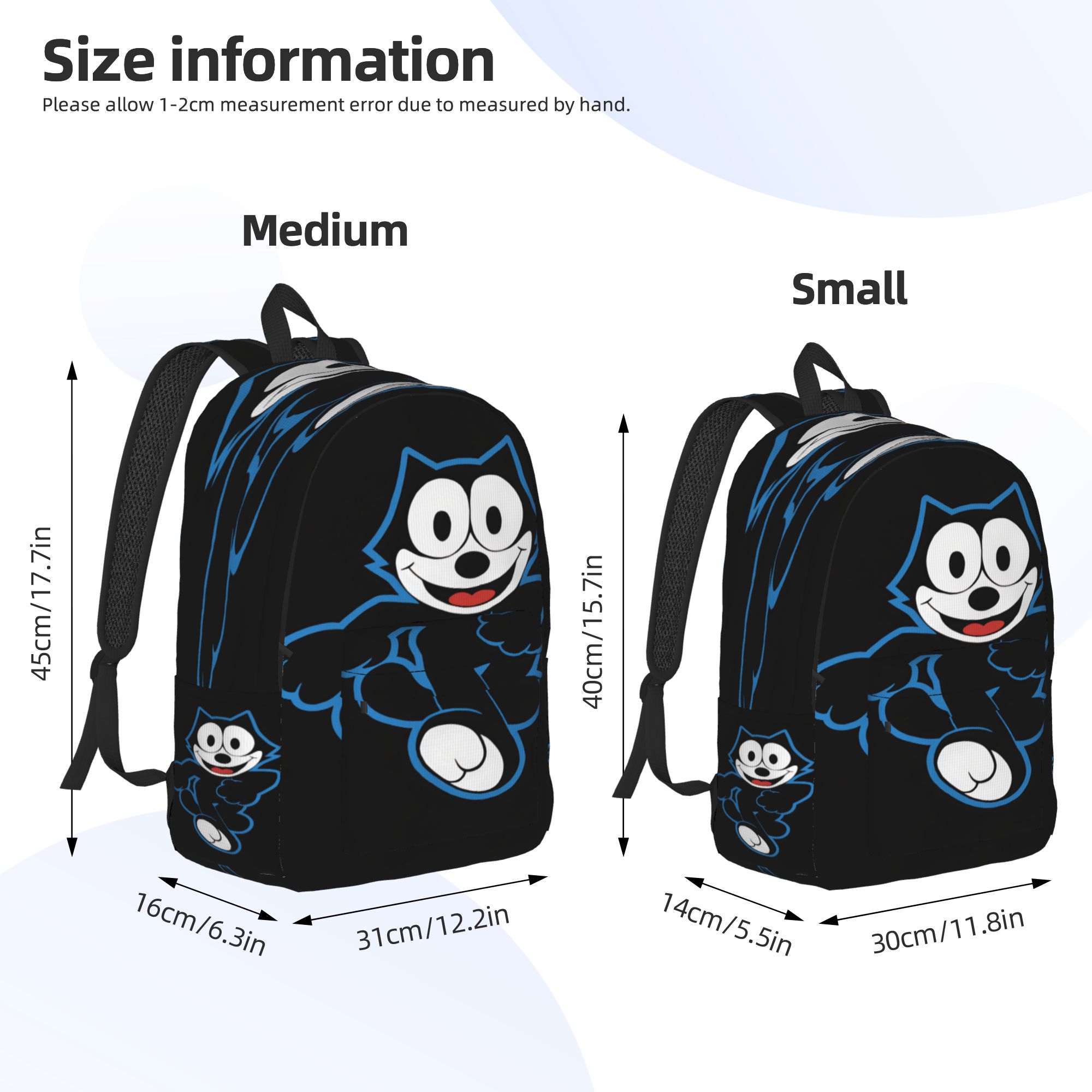 Mochila F-Felixs Black Cat, mo - Interior Design University In China avaliação e preço