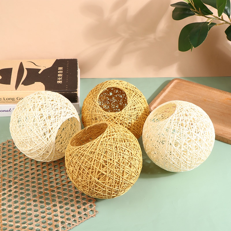 Bambu Tecido Rattan Lâmpada So - Wicker Pendant Shade avaliação e preço